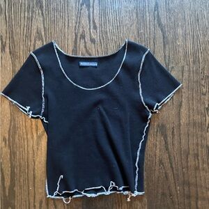 old brandy melville black tshirt